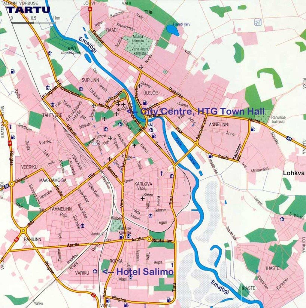 வரைபடம் tartu எஸ்டோனியா